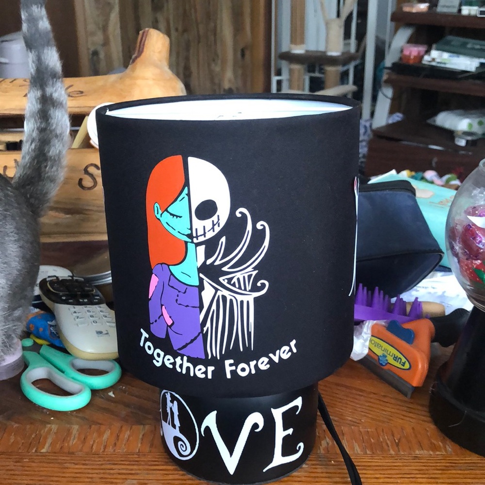 Custom Nightmare Before Christmas table lamp